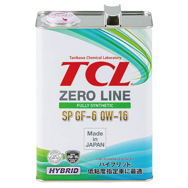 エンジンオイルZERO LINE 0W-16